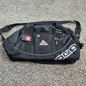 OGIO Half Dome Duffel Bag Black Coors Light Logo Shoulder Strap Gym Travel Carry
